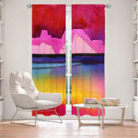 East Urban Home Lined Window Curtains 2-Panel Set For Window Size From East Urban Home By Kathy Stanion - Desert Dreams