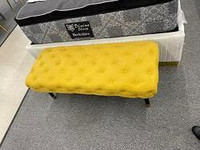 Tufted Beige Bench on Clearance !!