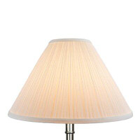 Latitude Run® 7.75" H X 13" W Empire Lamp Shade -  (Spider Attachment) In Pleated Mushroom White