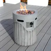 Moda Furnishings 30" H x 24" W Propane Outdoor Fire Pit
