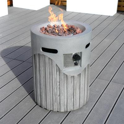 Moda Furnishings 30" H x 24" W Propane Outdoor Fire Pit in BBQs & Outdoor Cooking