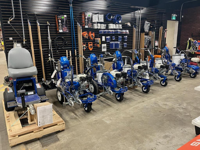 New Graco LineLazer V 5900 HP Automatic Series - Two Gun, Automatic Parking Lot Line Striping Machine In Stock Pick up in Other - Image 2