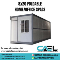 Wholesale Deal: Get a Brand New 20ft x 8ft Insulated Portable Mobile Home Office at an Unbeatable Price!