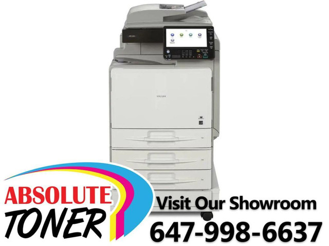 ONLY $1250 Ricoh desktop color printer MP C306 office Multifunction Copier Scanner Copy Machine in Printers, Scanners & Fax in Ontario - Image 3