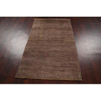 Rugsource Contemporary Abstract Gabbeh Kashkoli Oriental Area Rug Hand-Knotted 3X5