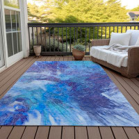 Bungalow Rose Rectangle Indoor/Outdoor Area Rug with Non-Slip Backing