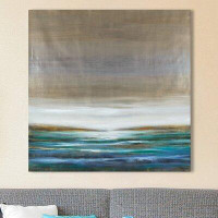 Made in Canada - Latitude Run® 'Giclee 'Green Lake' Painting Print on Wrapped Canvas