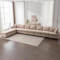 Latitude Run® Menton 180'' Square Arms Sofa