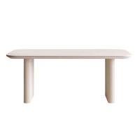 Corrigan Studio French cream style white modern simple rectangular dining table