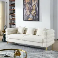 Latitude Run® 81Inch Oversized 3 Seater Sectional Sofa