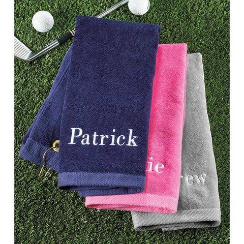 Embroidered Golf Towels - Personalize your own towel today! in Golf