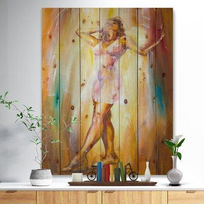 Design Art Portrait 'Beautiful Woman in Dress' Painting in Painting & Paint Supplies