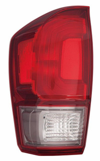 Tail Lamp Driver Side Toyota Tacoma 2016-2019 Red/Smoked Bezel Trd Sport/Trd Off Road Economy Quality , TO2800198U
