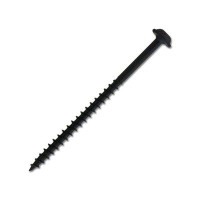 CSH #8 x 2-3/4 in. Black Square Round Washer Head Coarse Thread Self-Tapping
