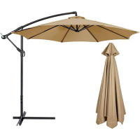Extension 10 FT 8 Rib Umbrella Canopy Replacement Outdoor Market Patio Table Strong And Thicck Cover For Backyard Garden