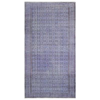 Lofy Atina Purple Vintage Wool Handmade Area Rug