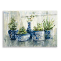 August Grove ''Chinoiserie Plants'' By Silvia Vassileva Acrylic Glass Wall Art