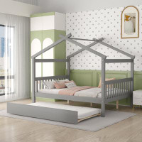 Harper Orchard House Bed With Twin Size Trundle