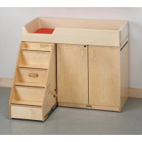 Jonti-Craft Changing Table Dresser with Pad and 11 Baskets