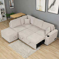 Latitude Run® Mamounia 3-Piece Upholstered Sectional Sofa
