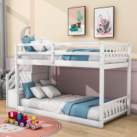 Harriet Bee Kendry Kids Twin Over Twin Bunk Bed