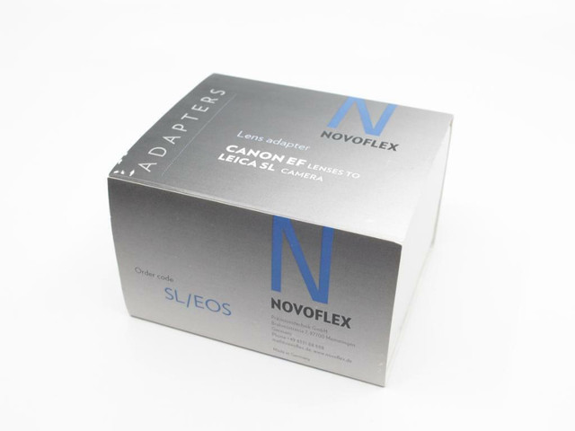 Novoflex Lens Adapter Canon EF lenses to Leica SL Cameras with box       (ID-97(CA))    BJ PHOTO in Cameras & Camcorders