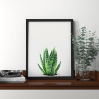 Latitude Run® Snake Plant - Picture Frame Photograph Print on Canvas