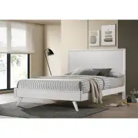 Latitude Run® California King Panel Bed White