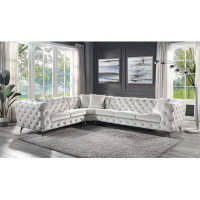 GRILLO HOME Sectional Sofa W/4 Pillows