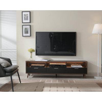 Wrought Studio TV Stand with Storage and LED light-18" H x 63" W x 14" D