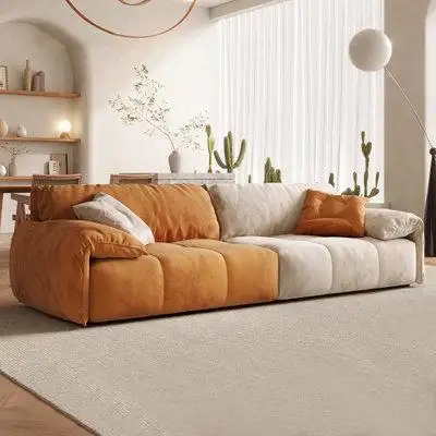 Jenni Dwelstone 110.24" Picture colour 100% Polyester Modular Sofa cushion couch