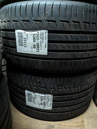 P315/30R21  315/30/21  CONTINENTAL PREMIUM CONTACT  6  ( all season summer tires ) TAG # 16111