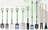 Gardening Shovel Round/Square, Spade, Fork, Post Hole Digger - Brand New