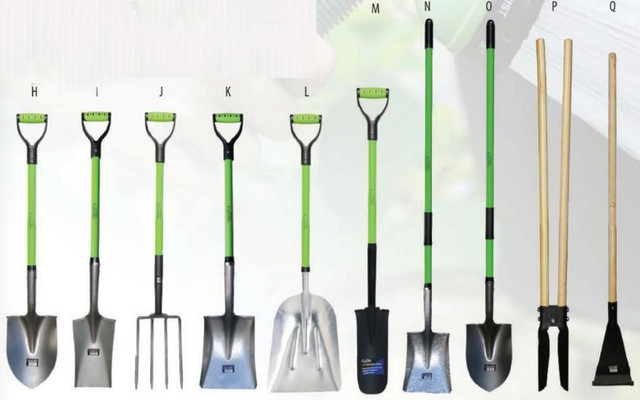 Gardening Shovel Round/Square, Spade, Fork, Post Hole Digger - Brand New in Hand Tools in Ontario