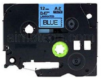 Weekly Promo! Brother TZe-531 Label Tape, 12mm (0.47), Black on Blue, Compatible