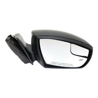 Mirror Passenger Side Ford Focus Electric 2012-2014 Power Heated Signal/Blind Spot/Temp Sensor/Puddle Lamp Fits 45274 Ti