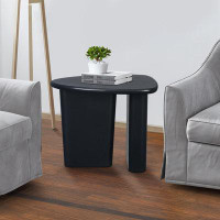 Latitude Run® Side Table With Two Vertical Chunky Legs