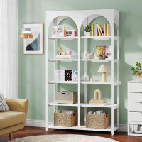 Latitude Run® 70.9 Inches Modern Arched Bookcases