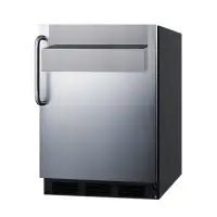 Summit Appliance 24" Wide Built-In All-Refrigerator, ADA Compliant, With Speed Rail