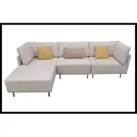 Mercer41 Natina 4 - Piece Upholstered Sectional