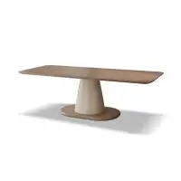 George Oliver 62.99" Light Walnut Solid Wood Dining Table
