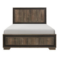 Foundry Select Dannie Rustic-mahogany King Panel Bed
