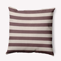 Breakwater Bay Stripes Polyester Decorative Pillow Square
