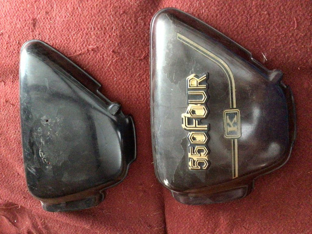 Honda CB550 CB550F Left Frame SideCovers in Motorcycle Parts & Accessories