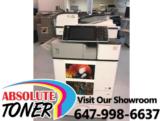 $39/month Lease 2 Own 11x17 Ricoh Colour Laser Printer Copier MP C2503 Photocopier used Color Office Printers for sale in Other Business & Industrial in Ontario - Image 2