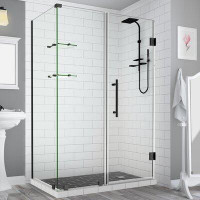 Aston Bromley GS Frameless 38.38" x 72" Rectangle Hinged Shower Enclosure