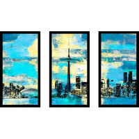 East Urban Home Toronto IV' Framed Graphic Art Print Multi-Piece Image on Acrylic