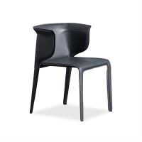 WONERD 29.33" BeigeWhite Solid back Arm Chair(Set of 3)