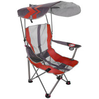Arlmont & Co. Foldable Canopy Chair for Camping, Tailgates, and Outdoor Events