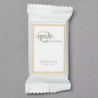 Novo Essentials 0.4 oz. Hotel and Motel Wrapped Facial Soap Bar - 1000/Case*RESTAURANT EQUIPMENT PARTS SMALLWARES HOODS